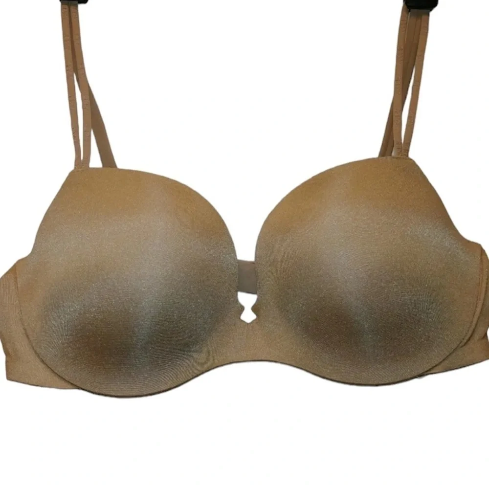 Victoria’s Secret nude beige tan very sexy padded demi bra